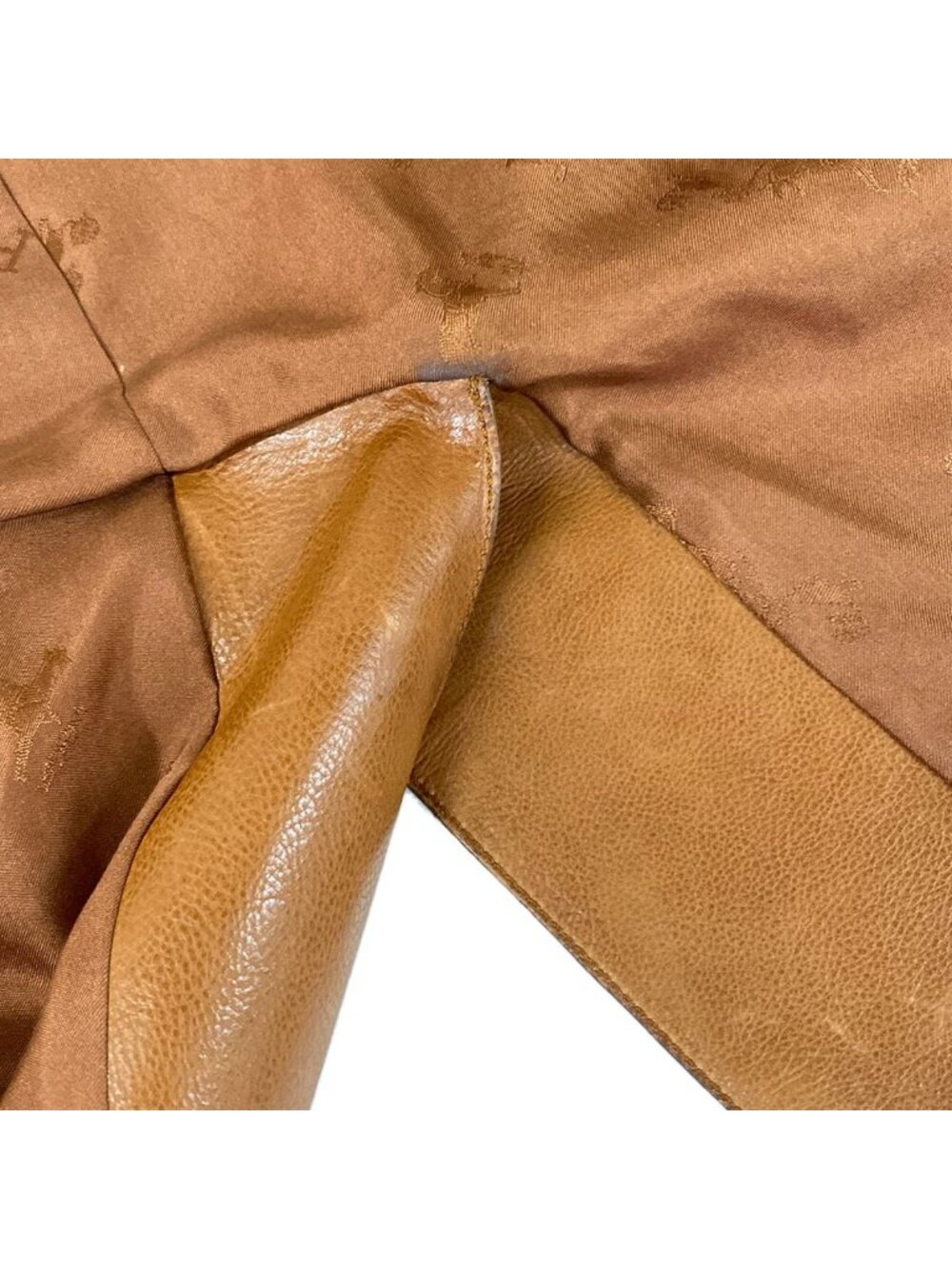Hermes Coat 38 M Brown Soutien Collar Cowhide - Picture 14 of 14